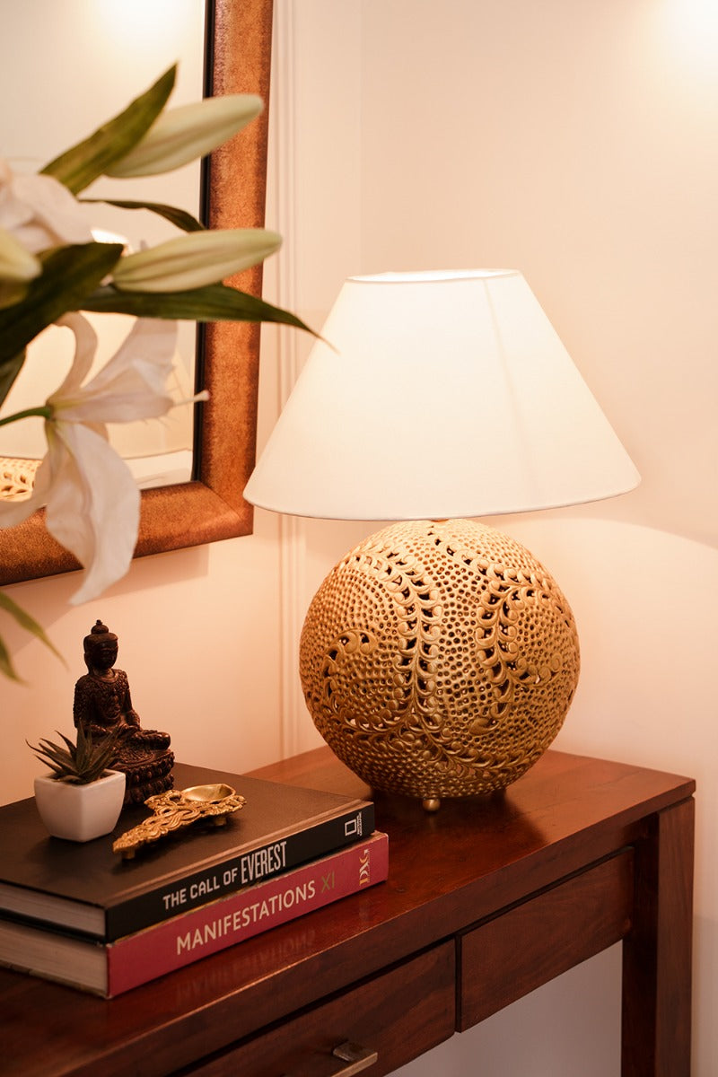 Golden Mughal Lamp
