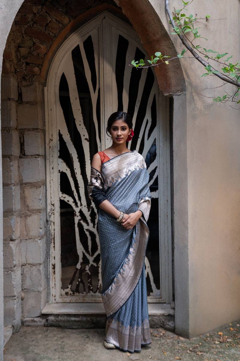 Ibtida Banarasi Saree (with Blouse)