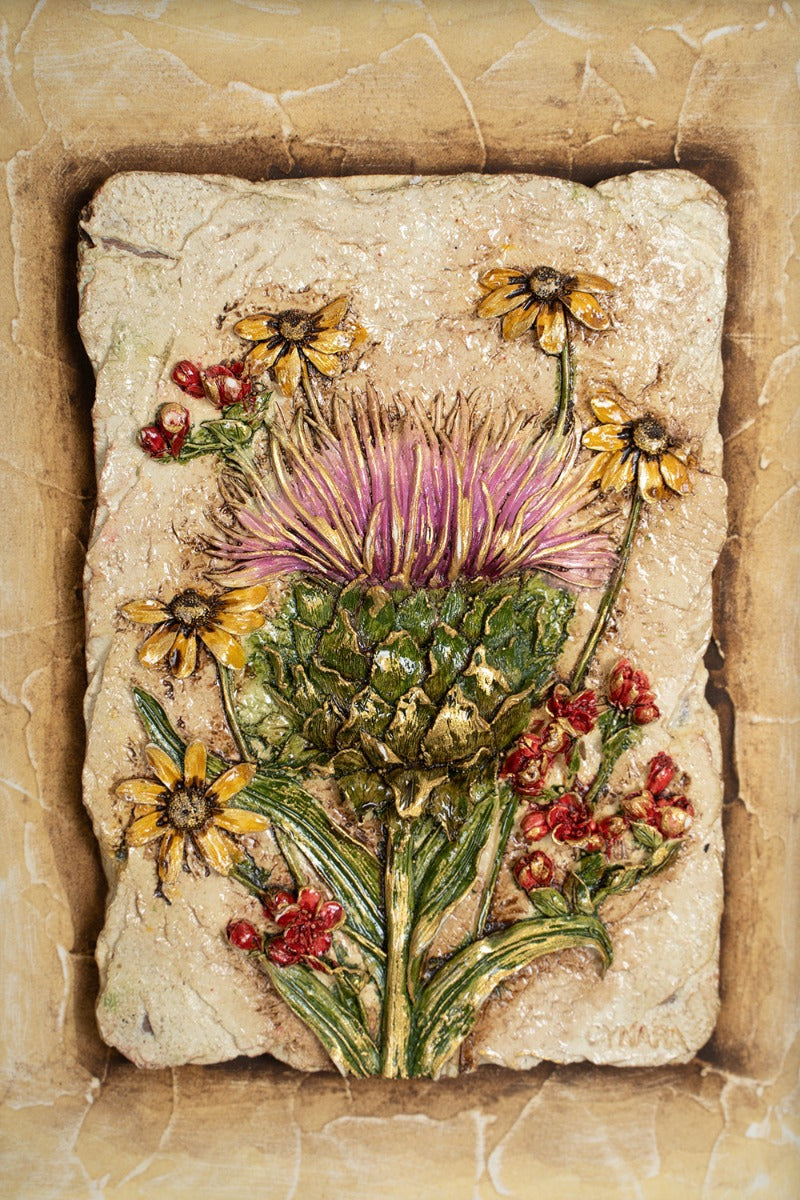 Virag Relief Work ( 9.5 in X 7.5 in )