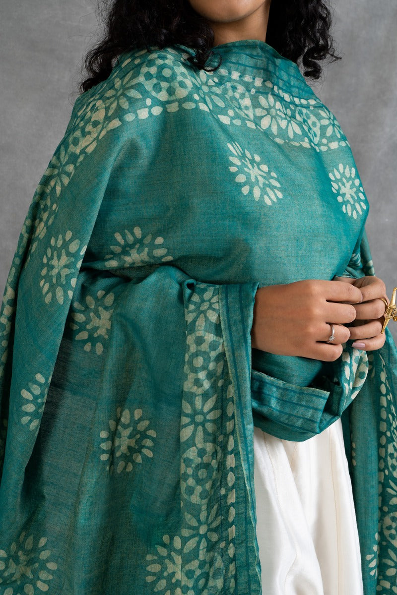 Oceanic Green Dupatta