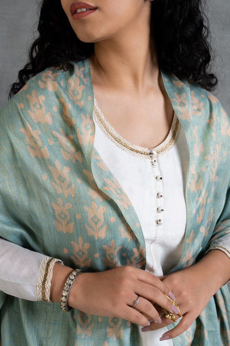 Cloudy Skies Dupatta