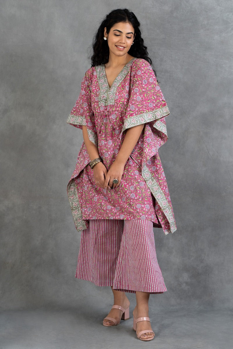 Gulabi Jashn Kaftan Set