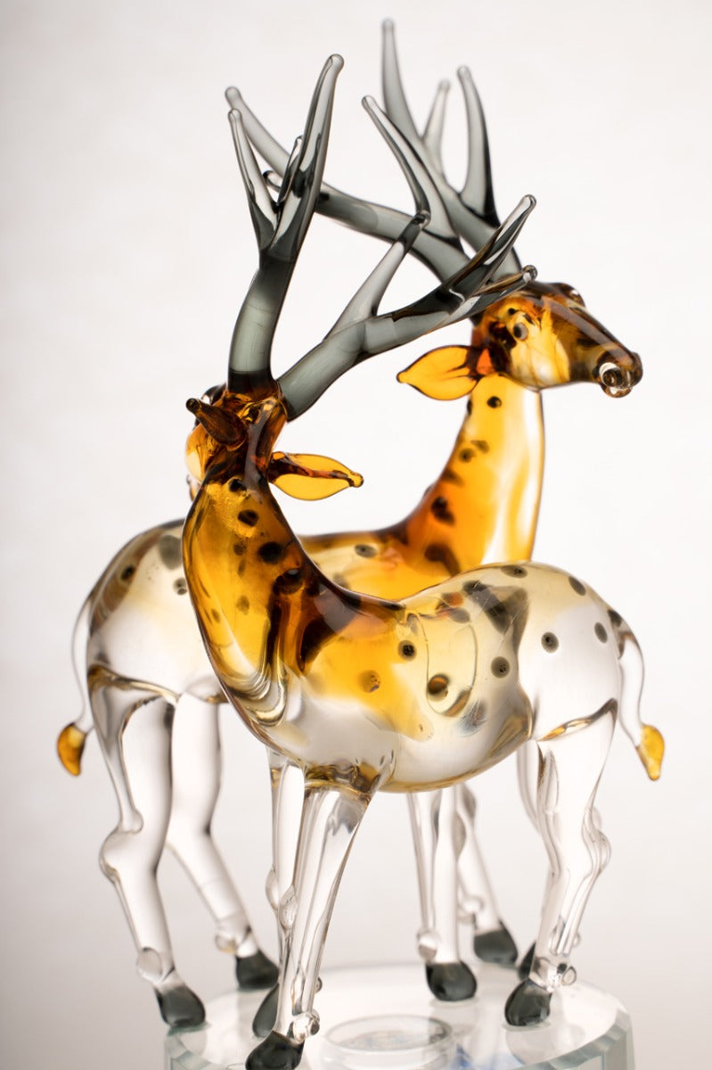 Deer Glass Art Figurine