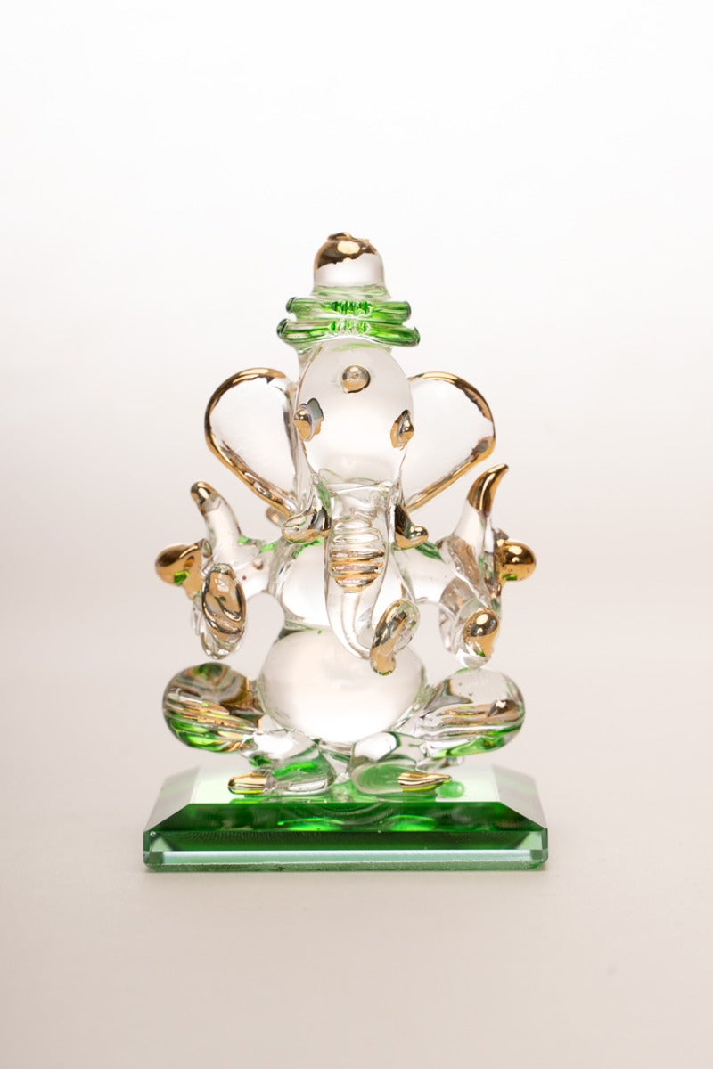 Glass Art Ganesha