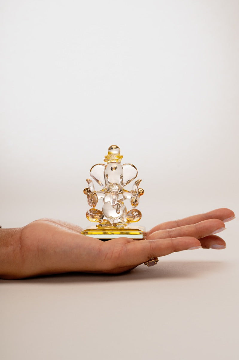 Glass Art Ganesha