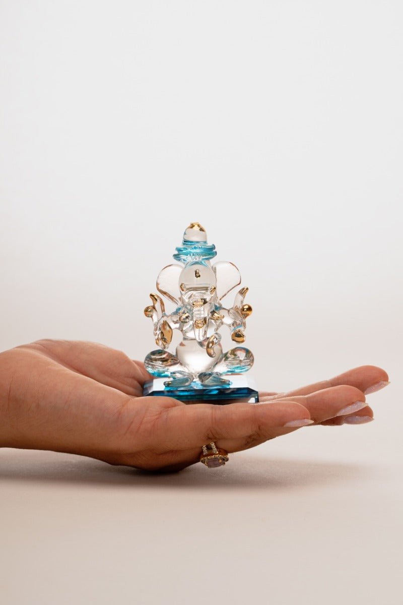 Glass Art Ganesha