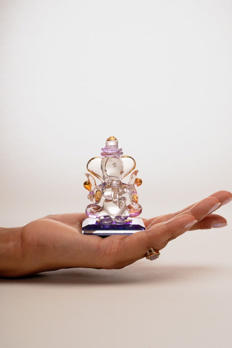 Glass Art Ganesha