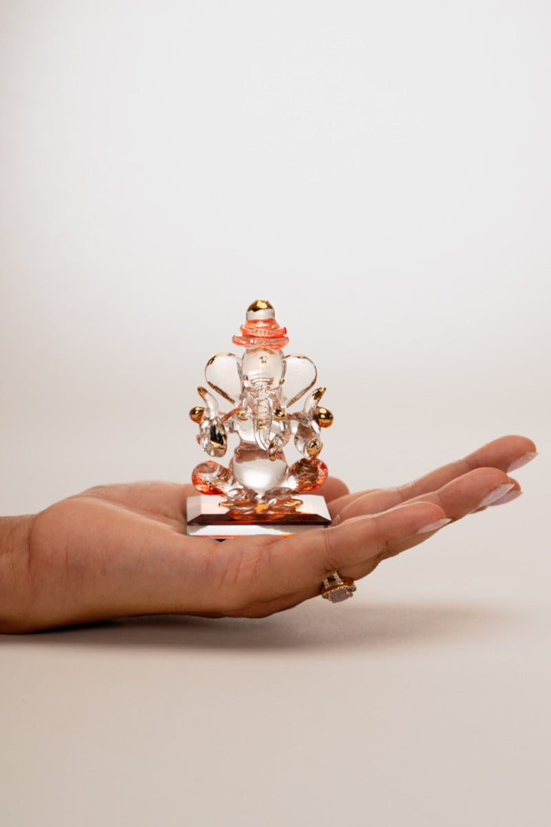 Glass Art Ganesha