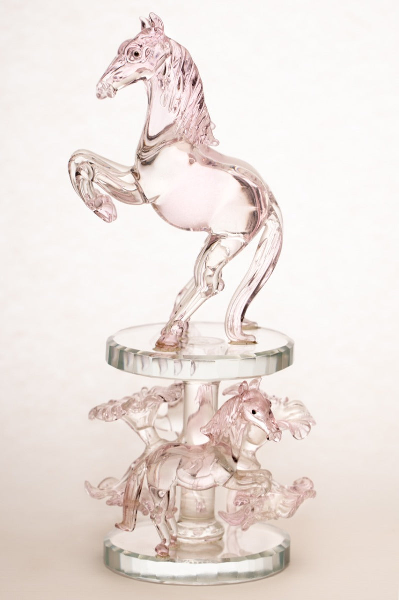 Majestic Horse Glass Figurine