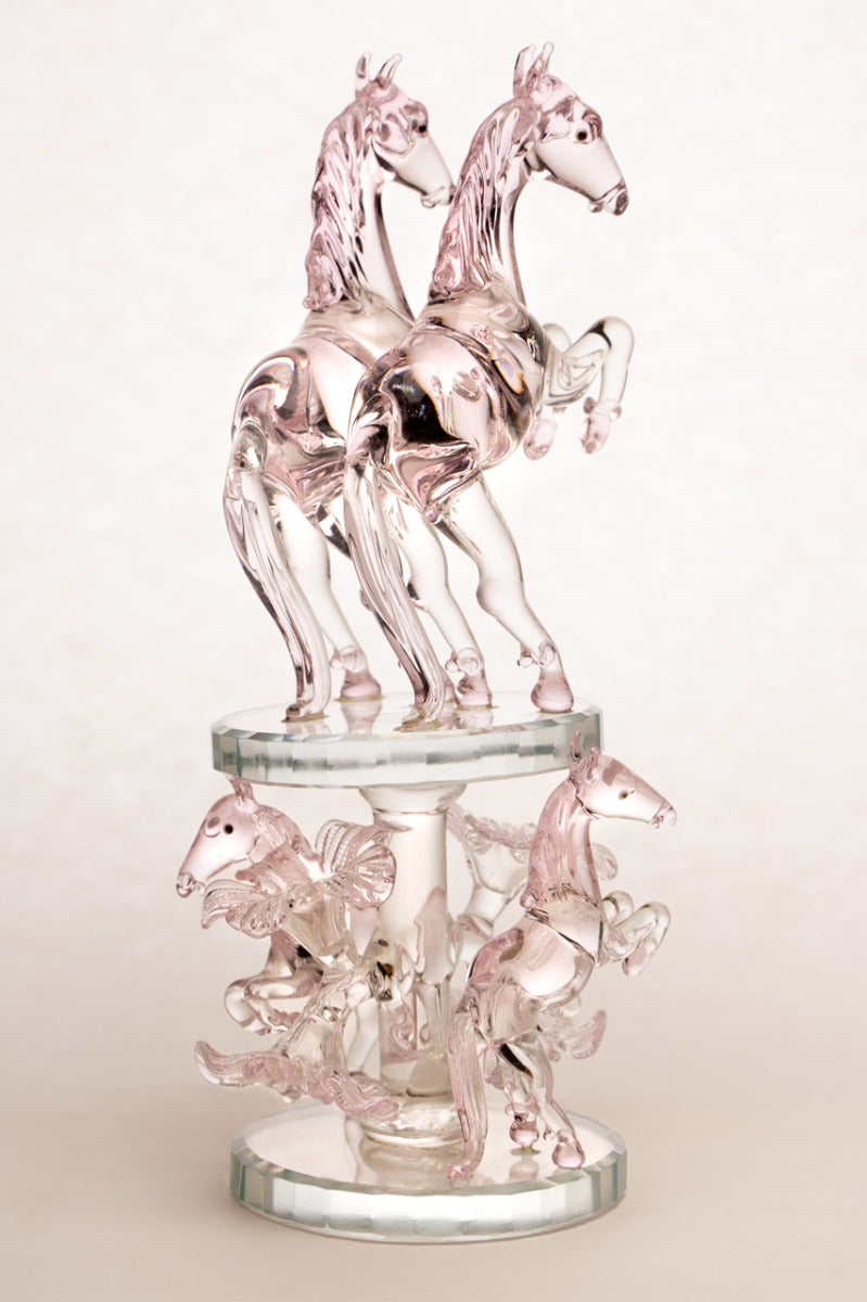 Majestic Horse Glass Figurine