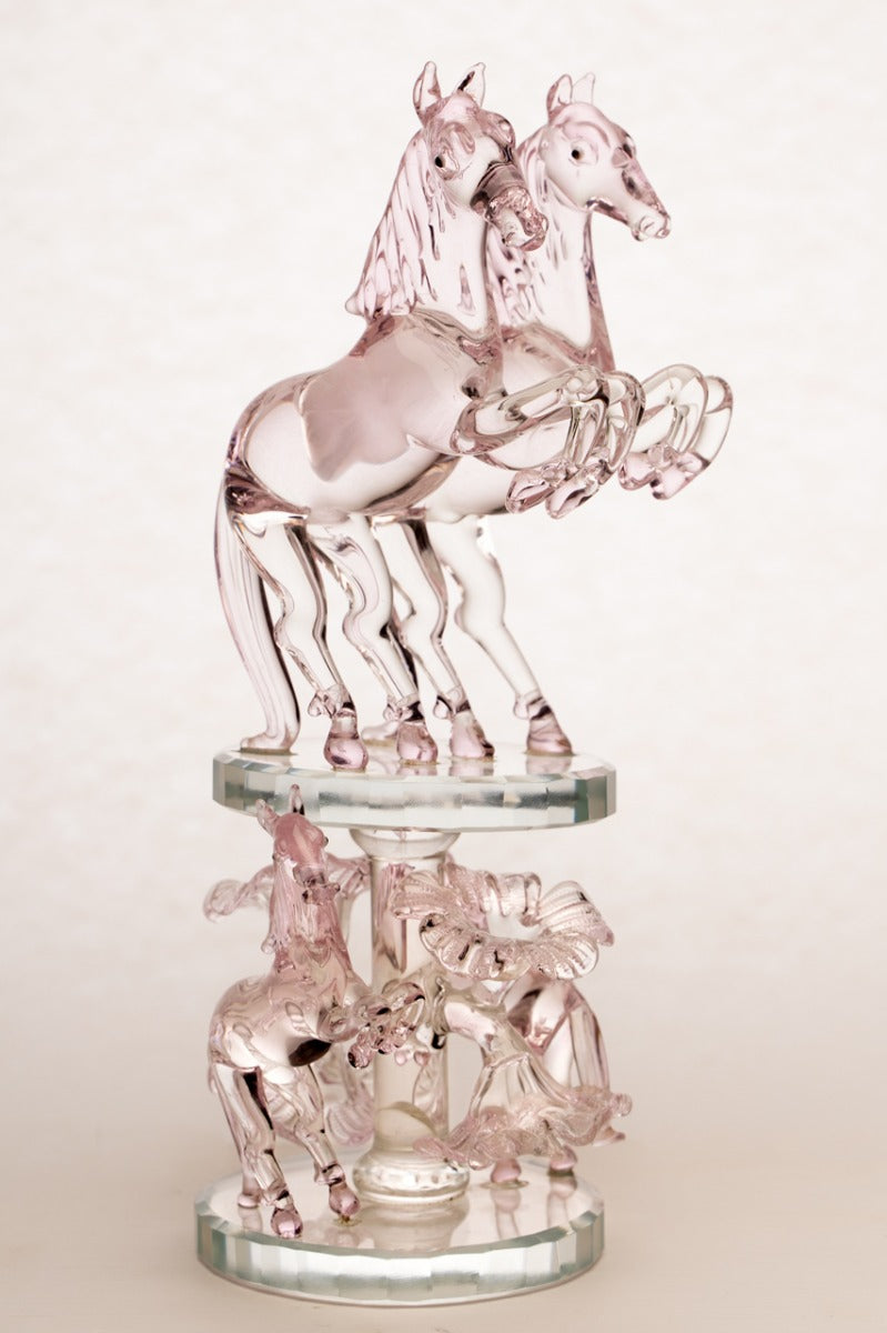 Majestic Horse Glass Figurine