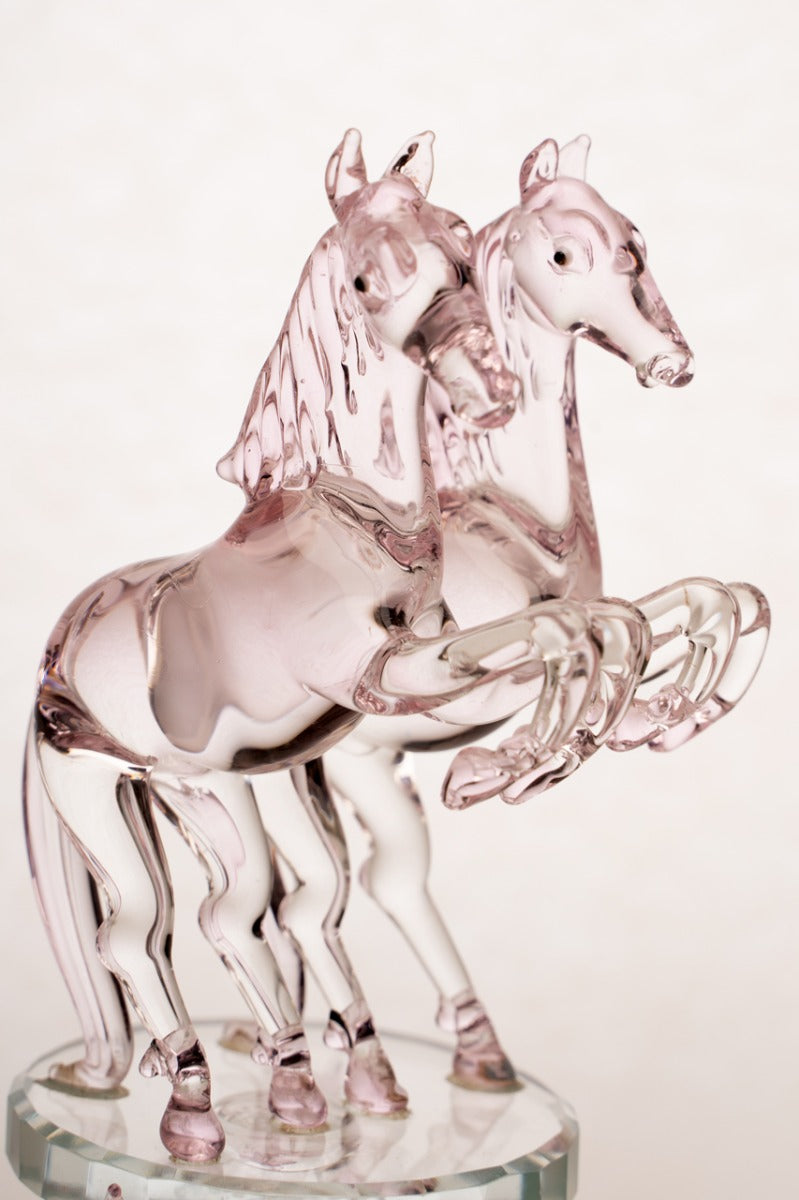 Majestic Horse Glass Figurine