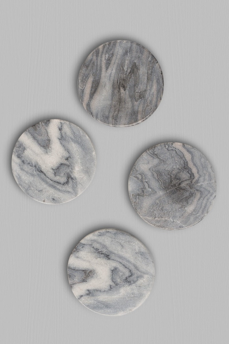 Siva Marble Coasters (Set of 4 )