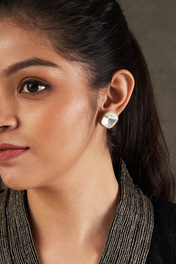 Tijara Brass Earrings