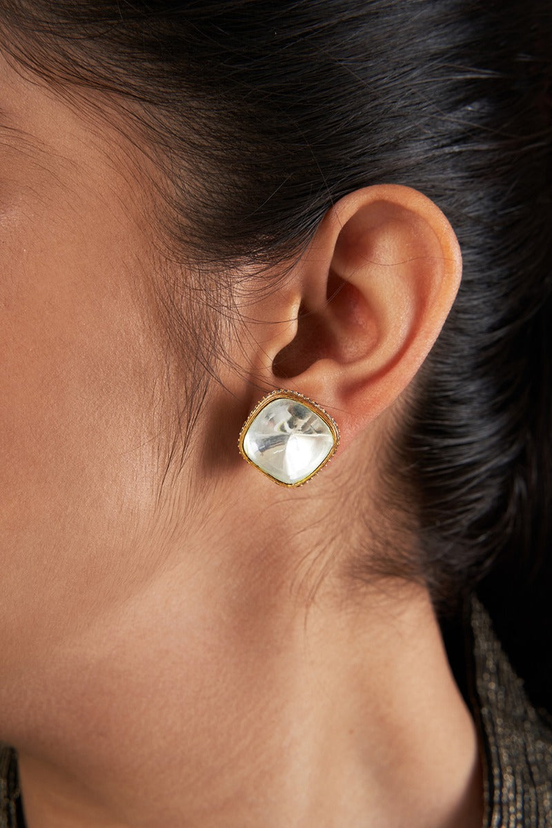 Tijara Brass Earrings