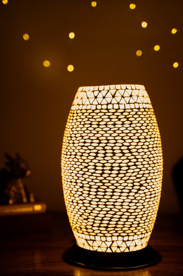 Oval Glass Lamp