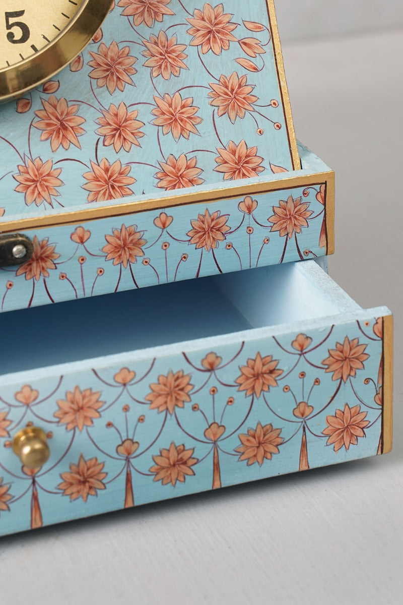 Azul Decorative Box With Clock