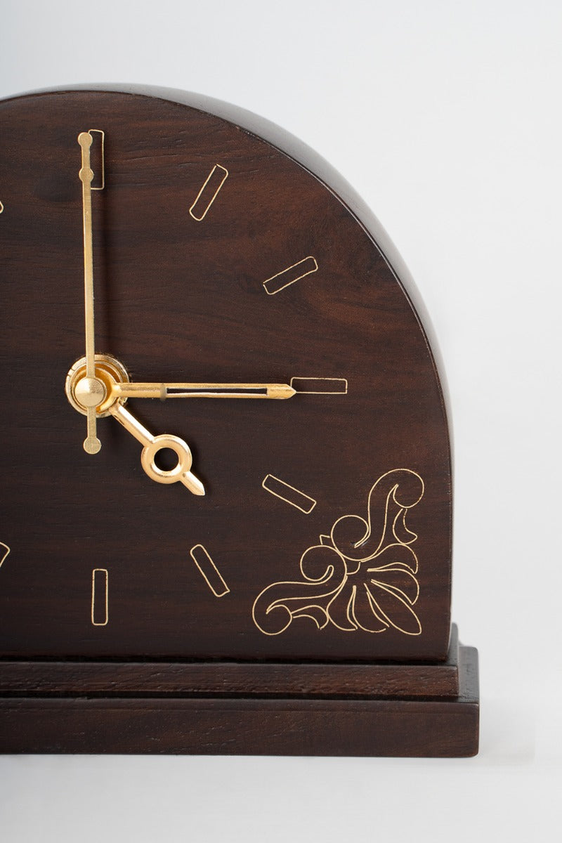 Rustic Charm Desk Clock