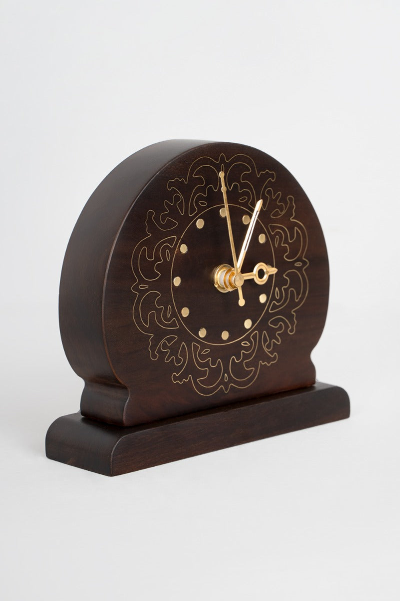 Timeless Artistry Desk Clock