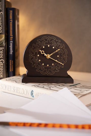 Timeless Artistry Desk Clock