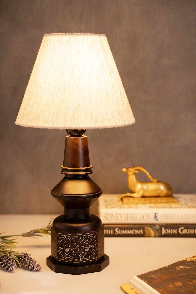 Ethnic Trellis Table Lamp with Shade
