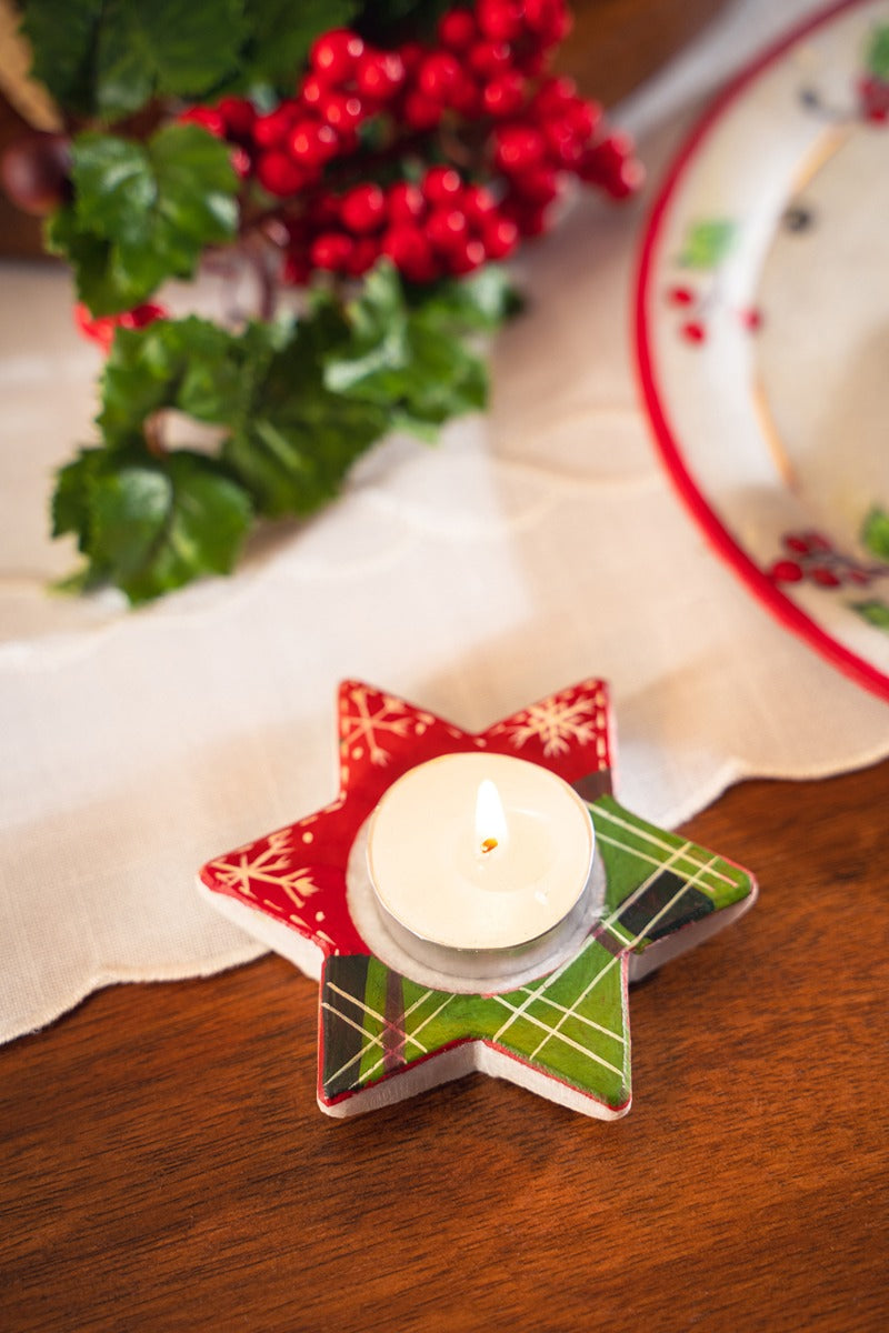 Starry Night Tealight Candle Holder