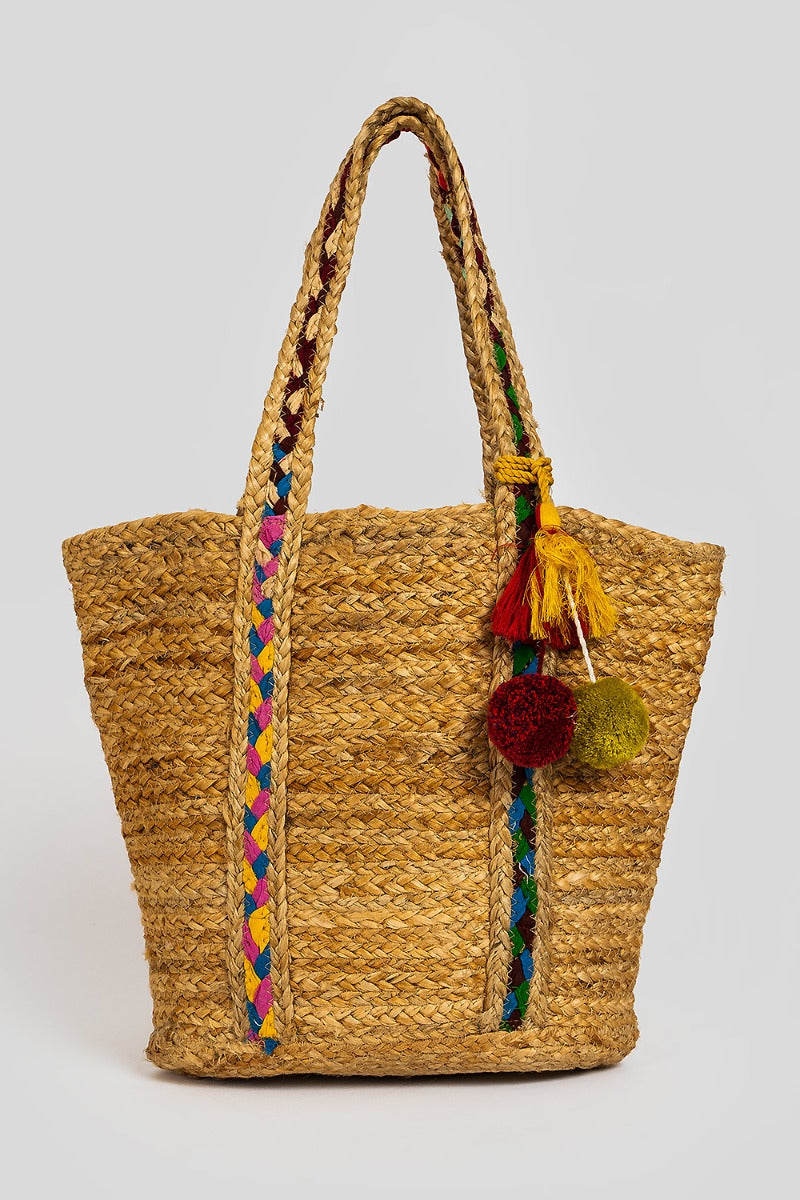 Tanned Brown Jute Bag