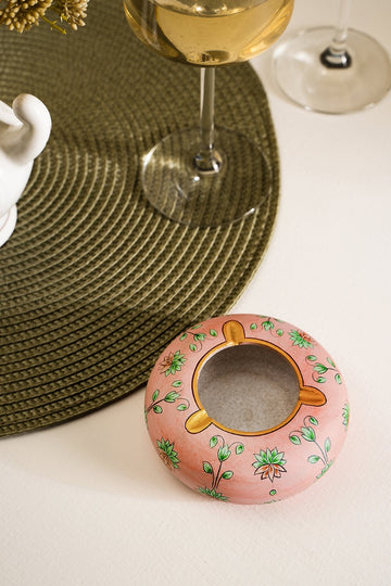 Delicate Blossom Marble Ashtray