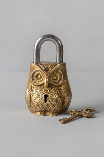 Vintage Owl Lock