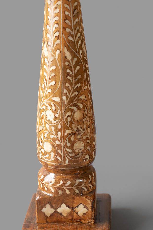 Baroque Taj Mahal Candle Holder (12" x 4" x 4")