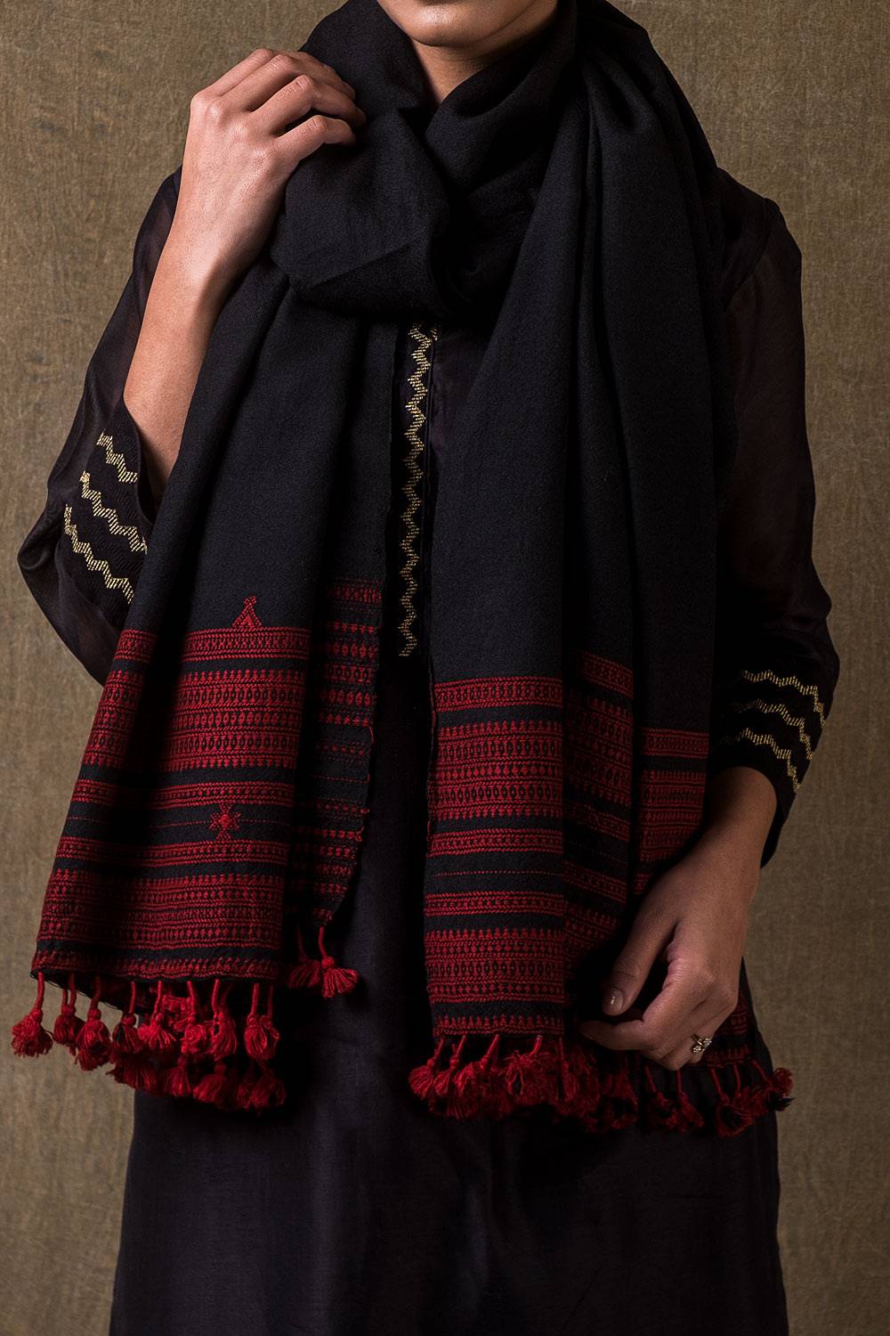 Halvad Handwoven Shawl