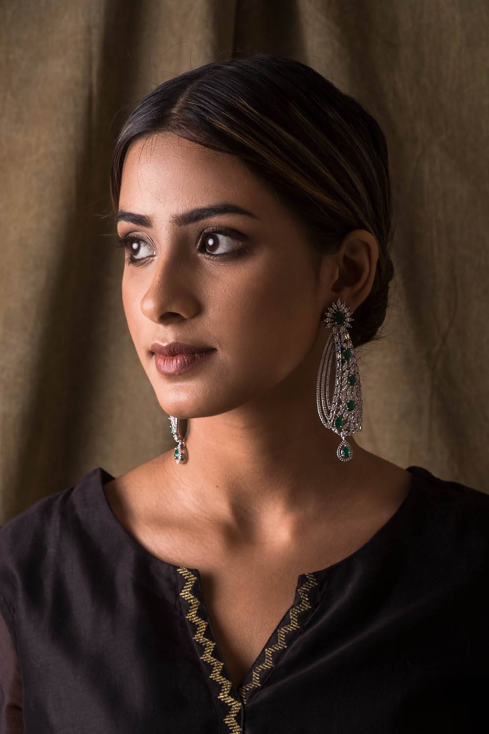 Emerald Peace Earrings