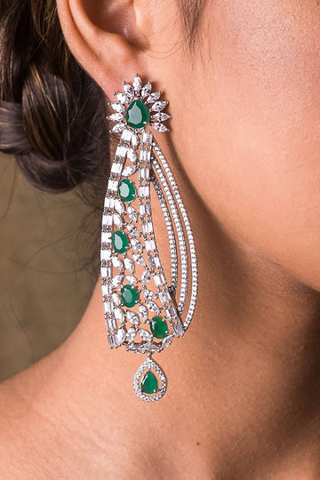 Emerald Peace Earrings