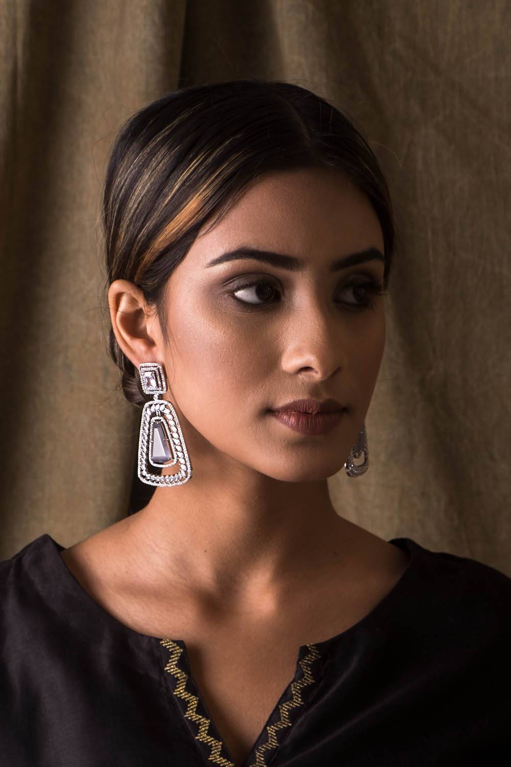 Smoky Opulent Earrings