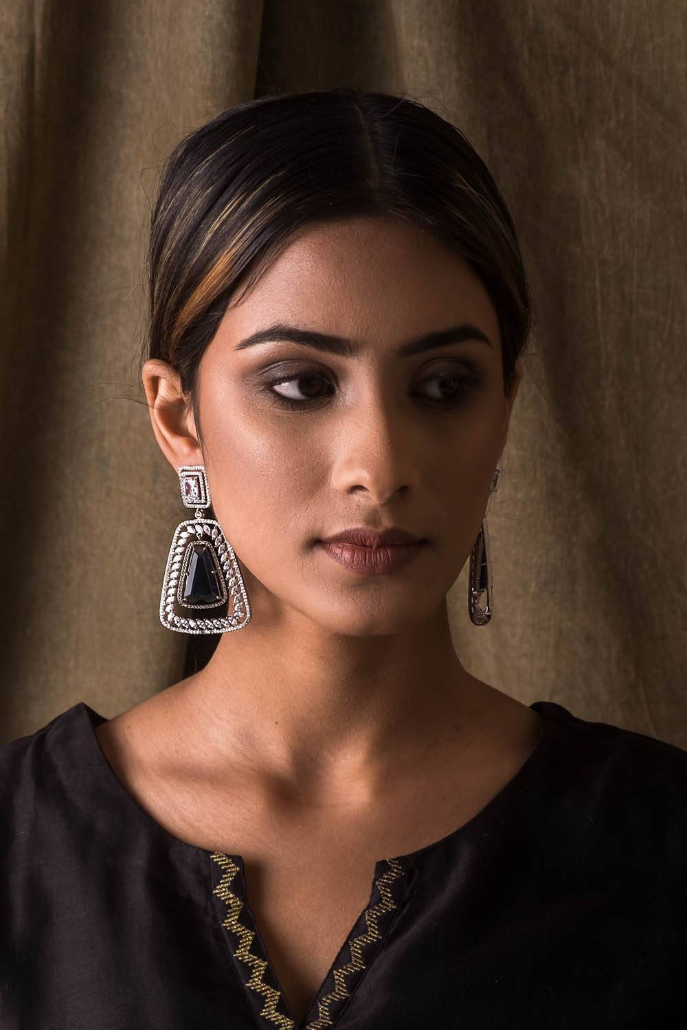 Sapphire Opulent Earrings