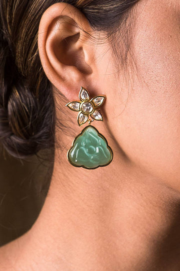 Chinese Bellflower Frost Earrings