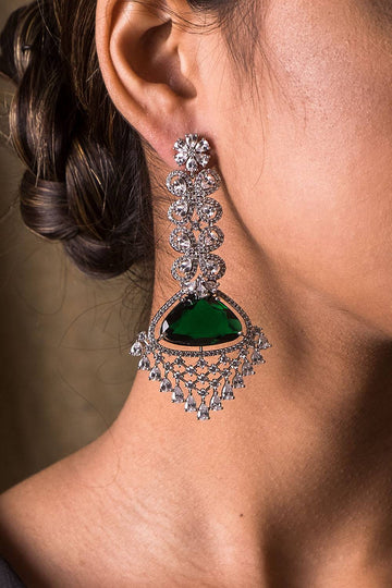 European Emerald Earrings
