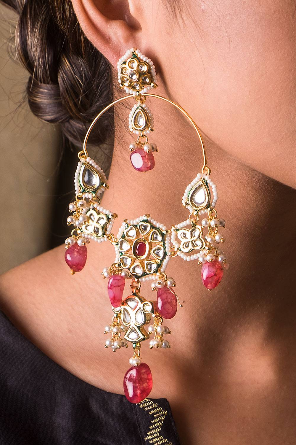 Roshanara Onyx Earrings