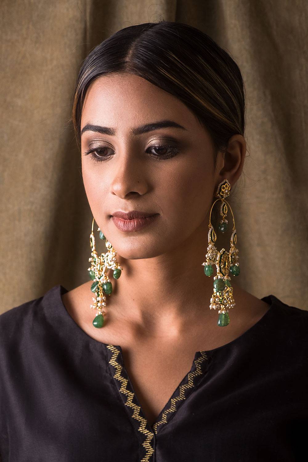 Shadaab Onyx Earrings