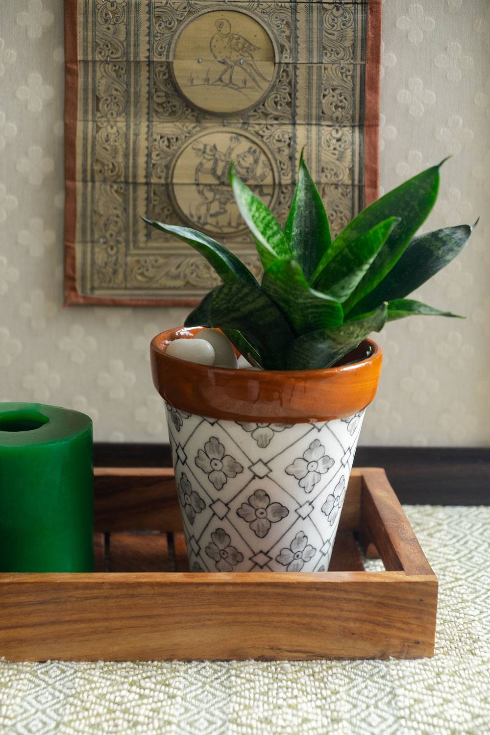 Floral Motif Planter