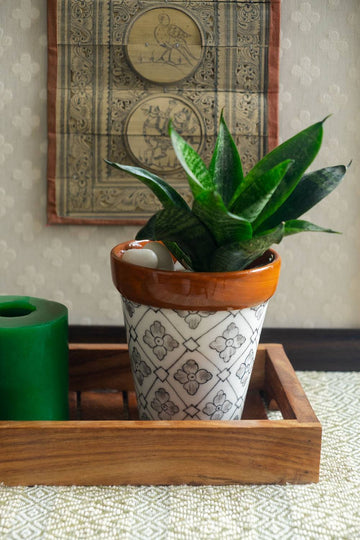 Floral Motif Planter