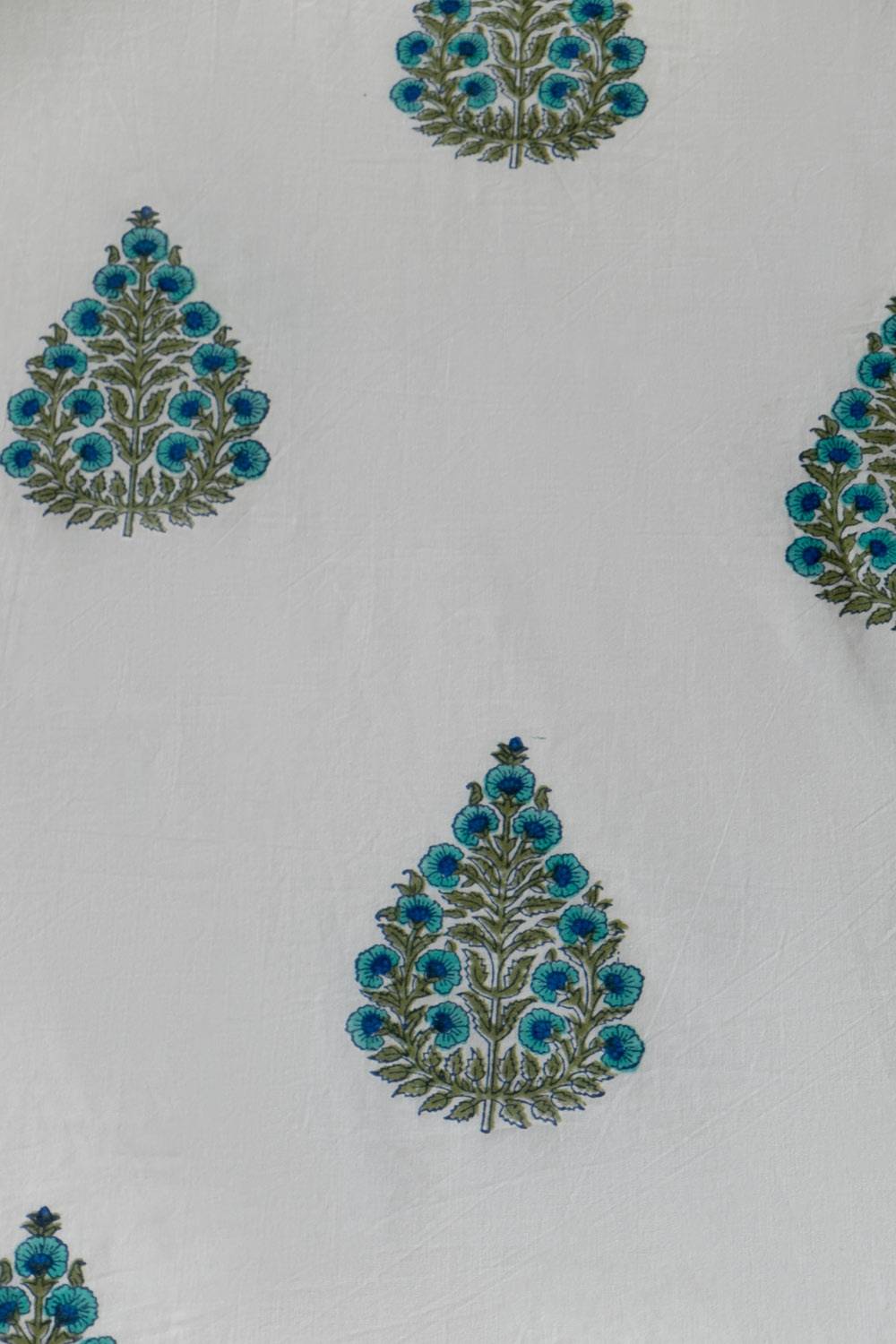 Aya Floral Booti Single Bedsheet with Pillow Cover