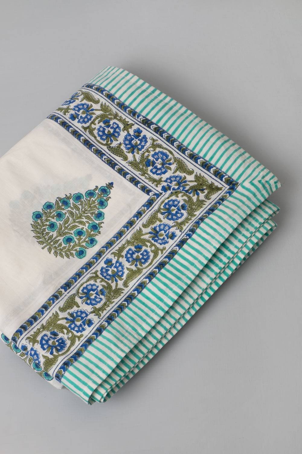 Aya Floral Booti Single Bedsheet with Pillow Cover