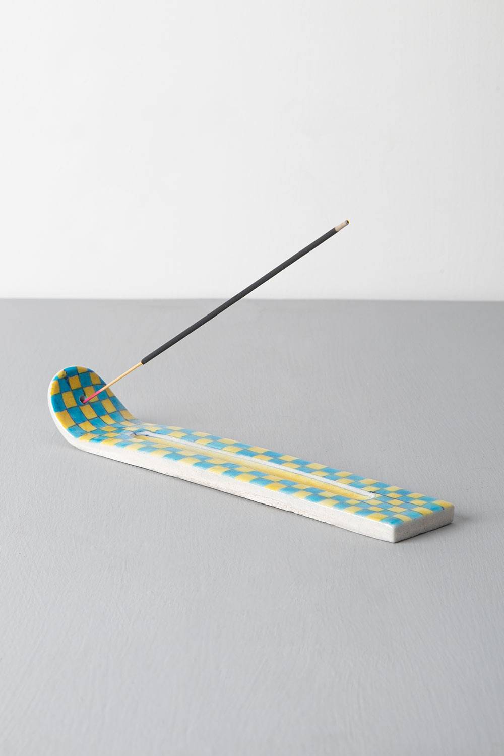 Chequered Incense Stick Holder