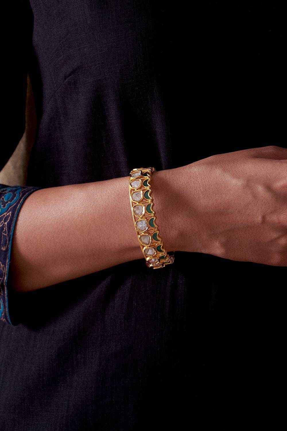 Polki Kundan Bangle