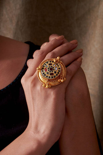Rajput Royal Adjustable Ring