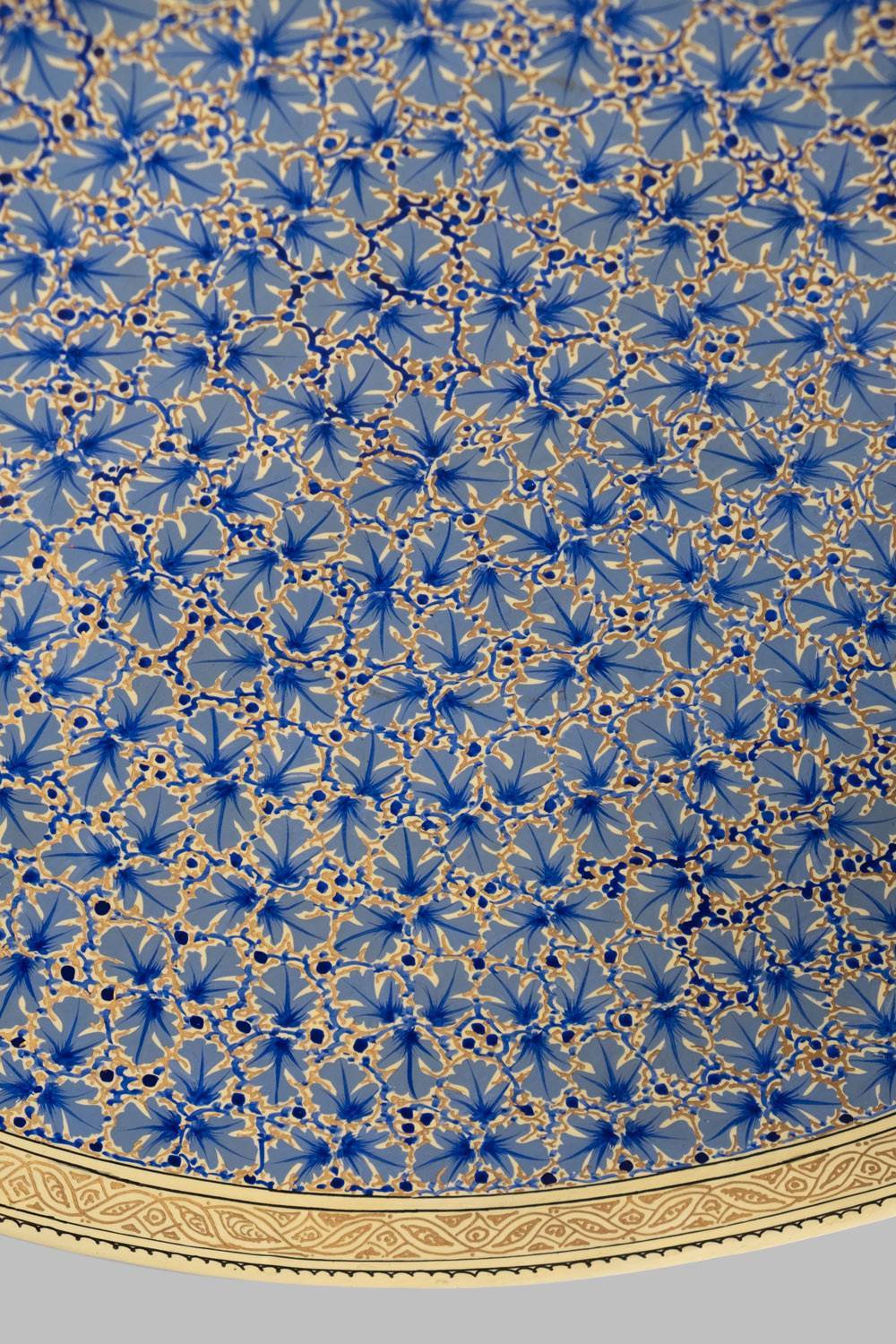 Blue Chinar Wall Plate (12")