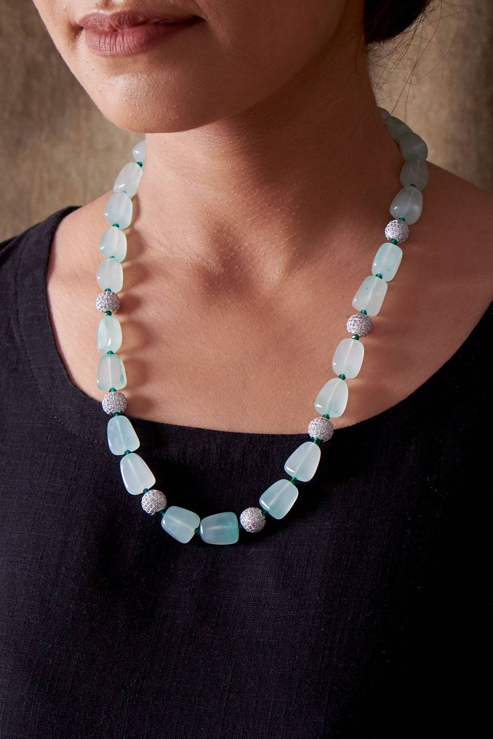 Studded Beads Necklace