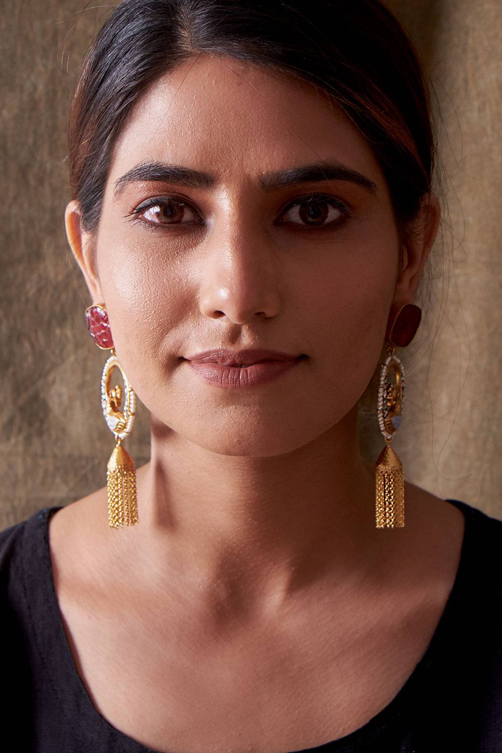 Ethereal Peacock Earrings