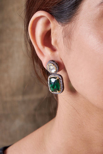 Alpana Emerald Earrings
